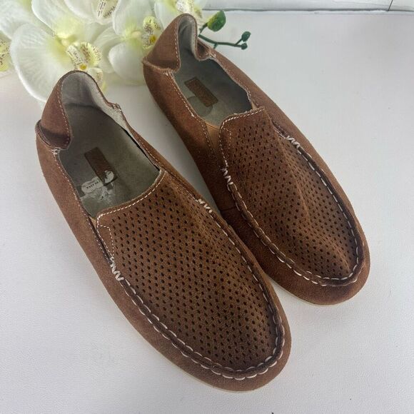 Olukai womens Loafers size 9 Brown Leather - Picture 2 of 15